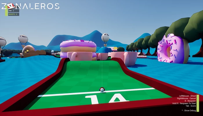 Candy Golf gameplay