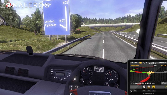 Euro Truck Simulator 2 gameplay
