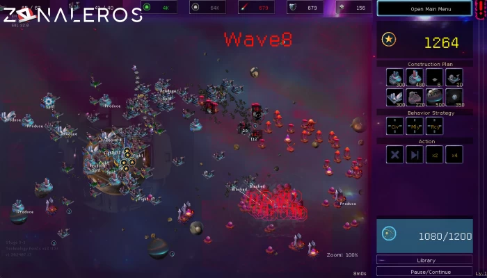 Galactic Defense: Automation gameplay