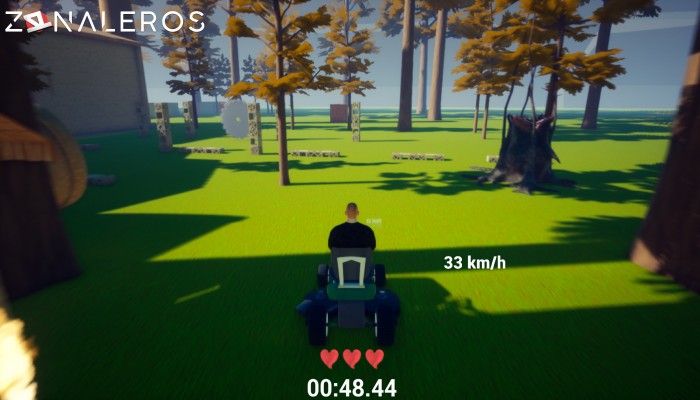 Lawnmower game PC Mortal Race gameplay