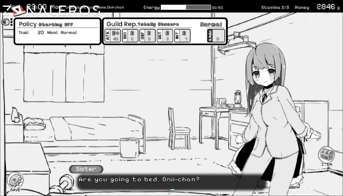 Living With Sister Monochrome Fantasy por mega
