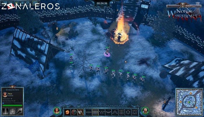 Nordic Warriors gameplay