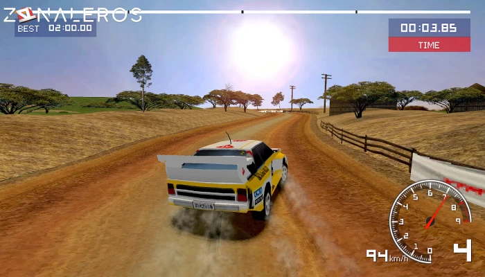 Old School Rally gameplay