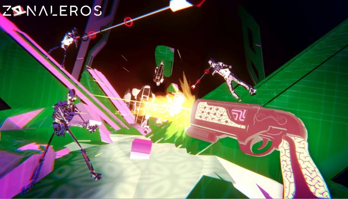 Pistol Whip VR gameplay