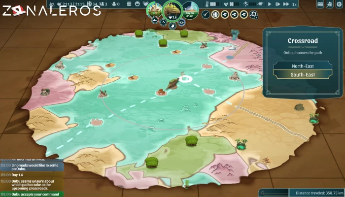 The Wandering Village gameplay