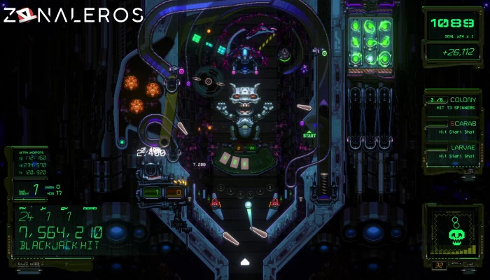 XENOTILT HOSTILE PINBALL ACTION por mega