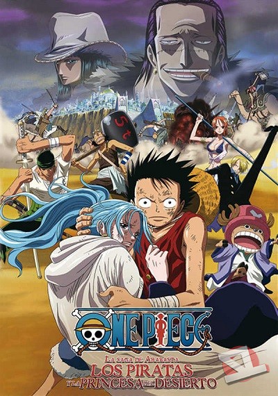 ver One Piece: La saga de Arabasta - Los piratas y la princesa del desierto